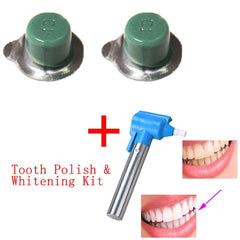 3pcs/set Professional Polishing Whitening Teeth Burnisher Polisher Whitener Stain Remover with 2 pcs Polishing Paste