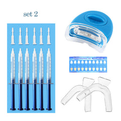Home Use Teeth Whitening Kit with led light Care Oral Hygiene Tooth Whitener Bleaching White With Carbamide Peroxide