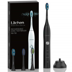 Sonicool 2019 New 051B Ultrasonic Sonic Electric Toothbrush USB Rechargeable Tooth Brushes With 4 Pcs DuPont Replacement Heads