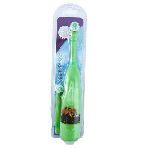 Children Electric Toothbrush Cartoon Pattern Double-sided Tooth Brush Electric Teeth Brush For Kids with 2pcs Replacement Head