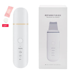 Ultrasonic Skin Scrubber Blackhead Remover Face Scrubber Cleanser Facial Pore Cleaner Face Lifting USB Face Skin Scraper