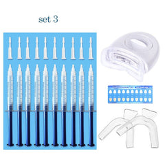 Top Kwaliteit Peroxide Tanden Whitening Kit Bleken Systeem Heldere Witte Tanden Whitening Gel Kit Met Led Licht Professionele
