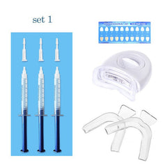 Top Kwaliteit Peroxide Tanden Whitening Kit Bleken Systeem Heldere Witte Tanden Whitening Gel Kit Met Led Licht Professionele