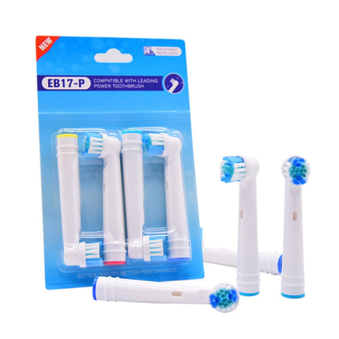 4Pcs/lot Universal Electric Replacement Toothbrush Heads For Oral Electric Tooth Brush Hygiene Care Clean