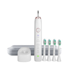Electric Toothbrush S100 Ultrasonic Sonic tooth brush Wireless rechargeable battery IPX7 Waterproof included extra brushes head
