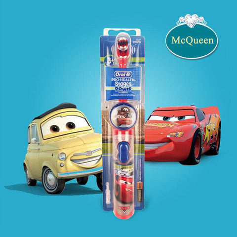 OralB Electric Toothbrush for Children Gum Care Rotation Vitality Cartoon Oral Health Soft Tooth Brush for Kids Battery Powered
