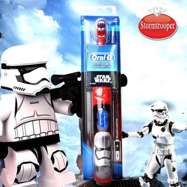 OralB Electric Toothbrush for Children Gum Care Rotation Vitality Cartoon Oral Health Soft Tooth Brush for Kids Battery Powered